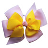 4 Loop 2 Layer Flower Bow  FlOWER300GG