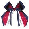 Large 2 Color 2 Layer Sequin Bow  LB950SE LB950SESP LB950SEMS