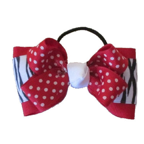 Small Double Bow Tie with Bow 2 Prints  BOWTIE100PR2