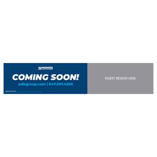 25'x5' Mesh Coming Soon Banner