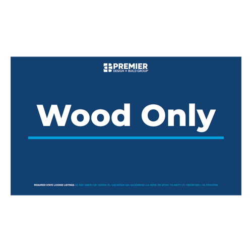 Wood Only Banner