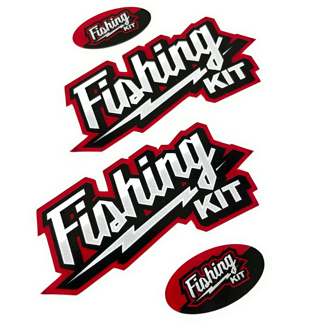 Fishing Kit (4 pack) - Stickers
