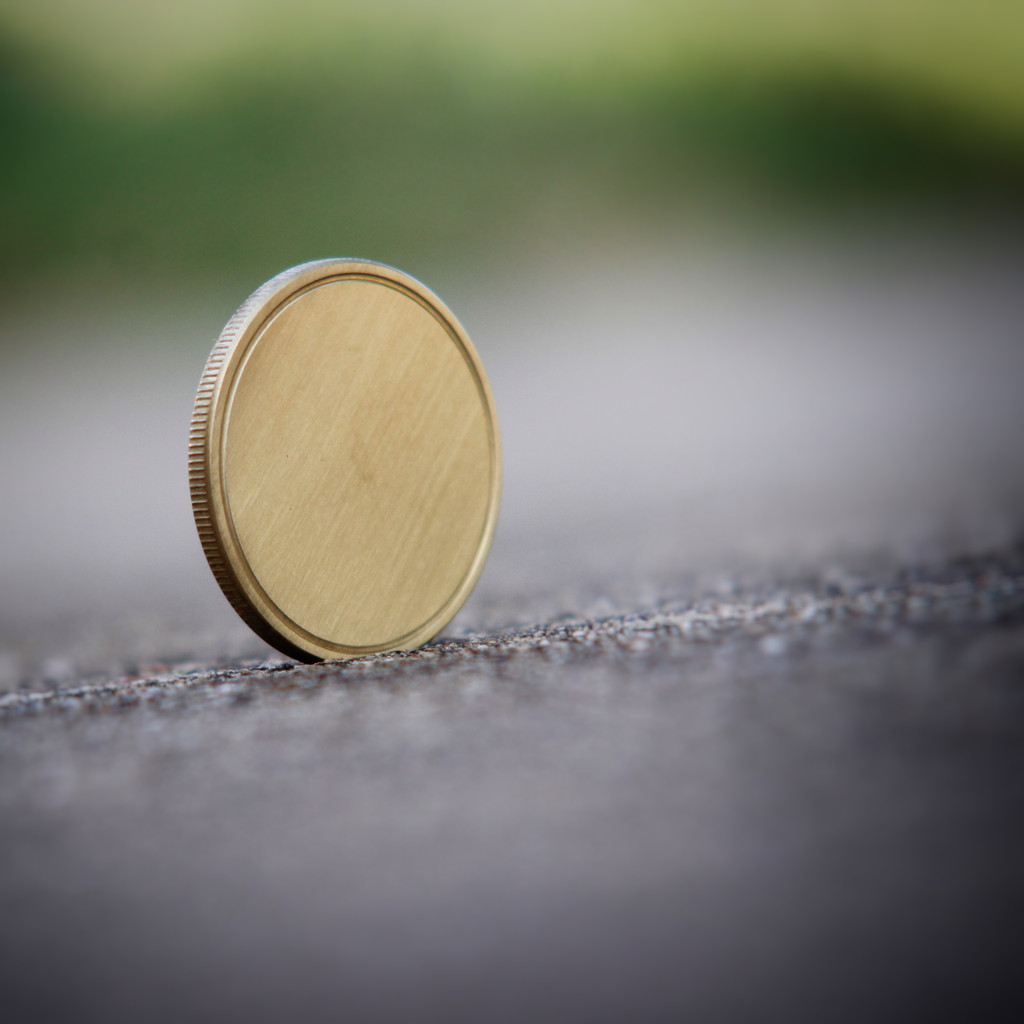 Blank Brass Challenge Coin 40mm - Laser Engravable
