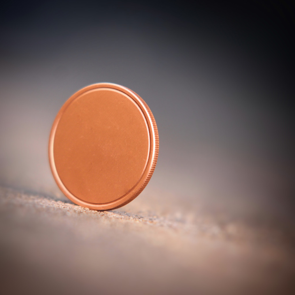 Blank Copper Challenge Coin 40mm - Laser Engravable
