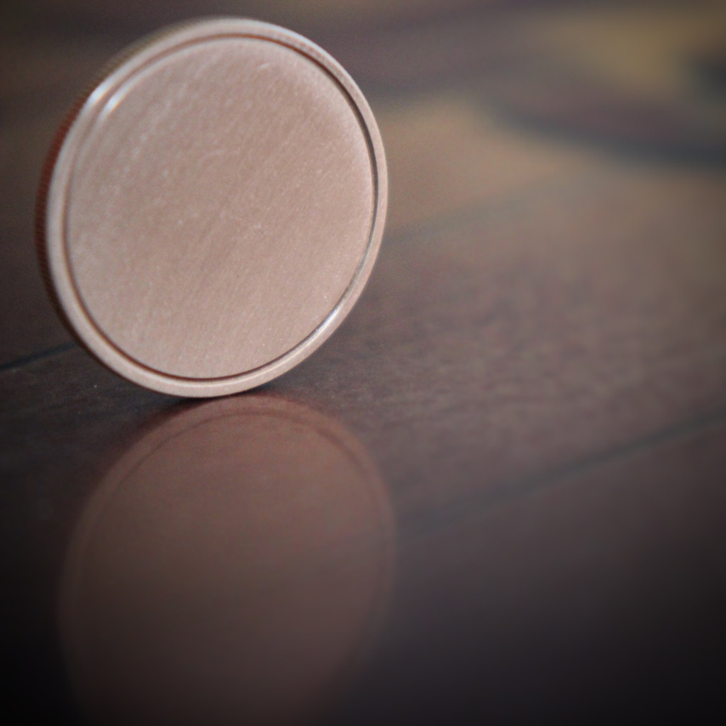 Blank Copper Challenge Coin 40mm - Laser Engravable
