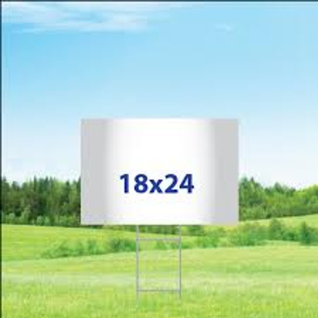 Make your own 18" x 24" Double Sided Corrugated Plastic - Yard Sign