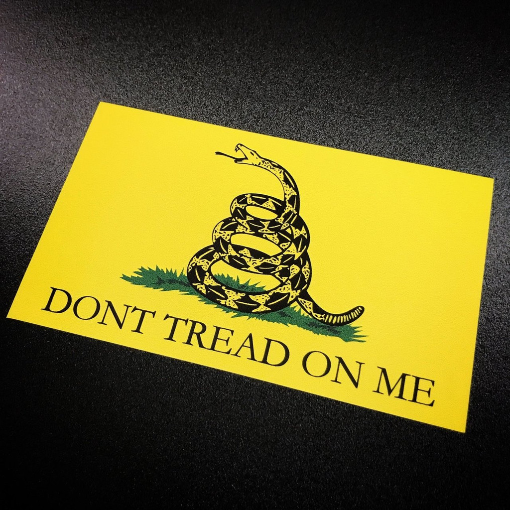 Don’t Tread on Me Flag - Sticker