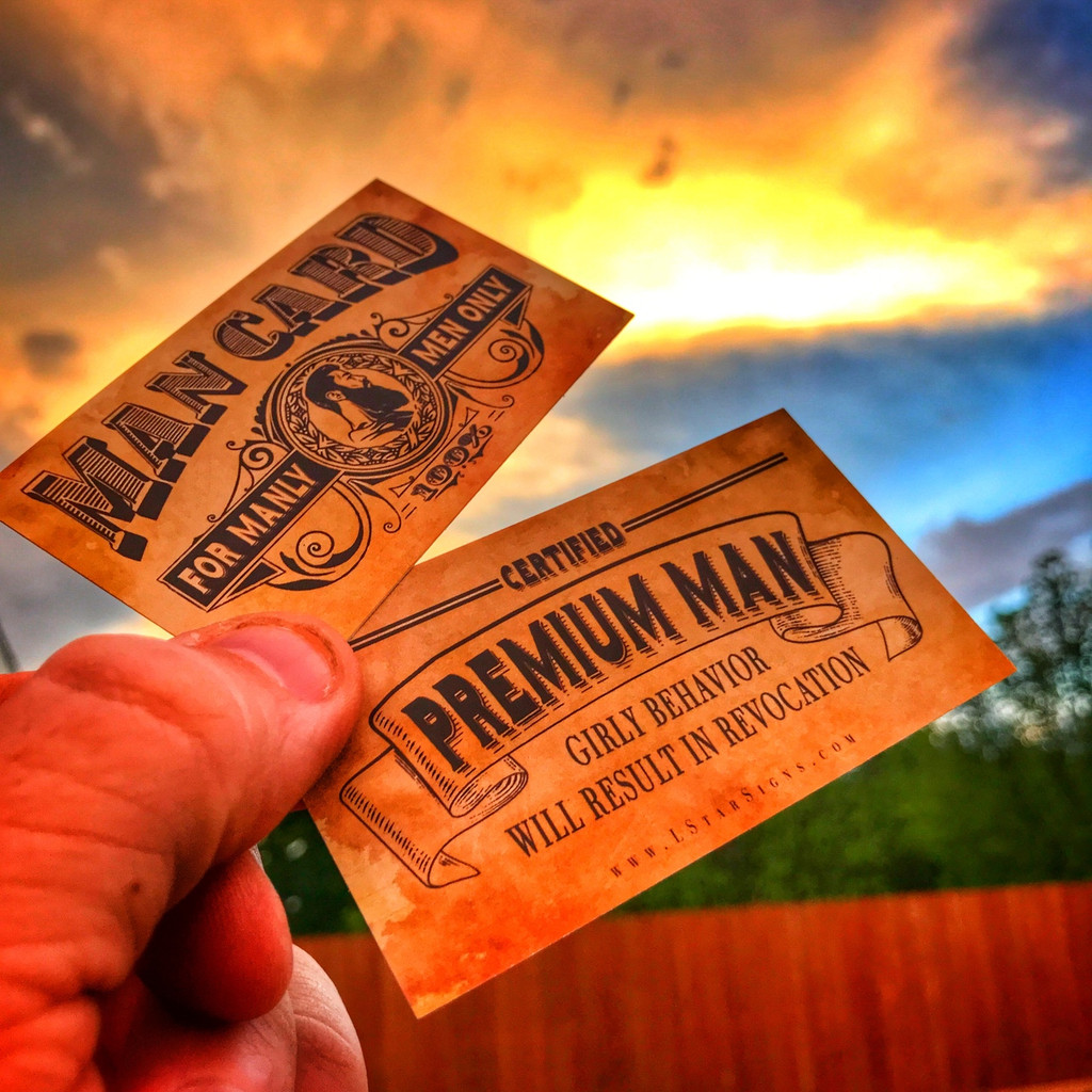 Man Card #ManCard