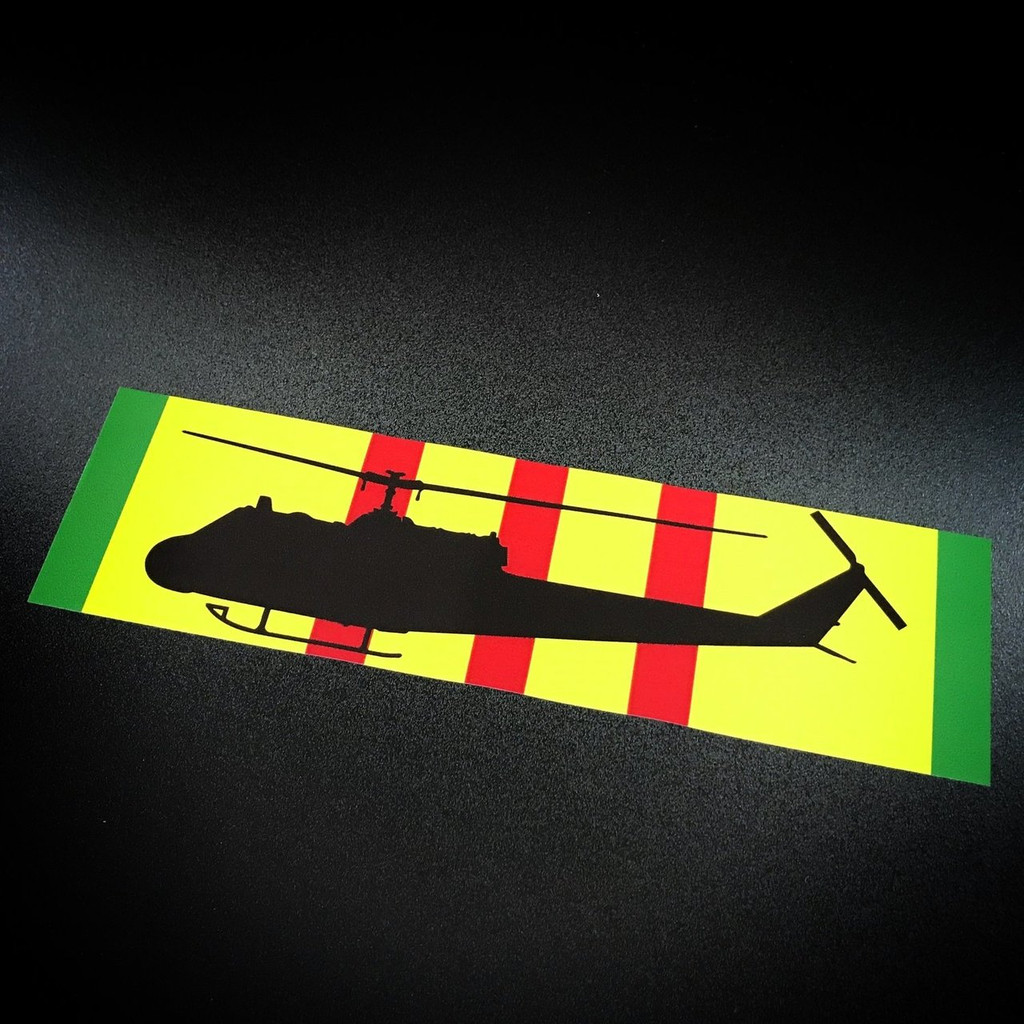 Vietnam Ribbon Helicopter - Sticker