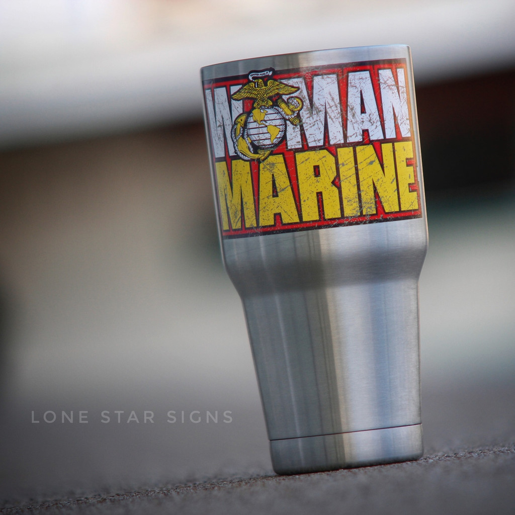 Woman Marine - Sticker