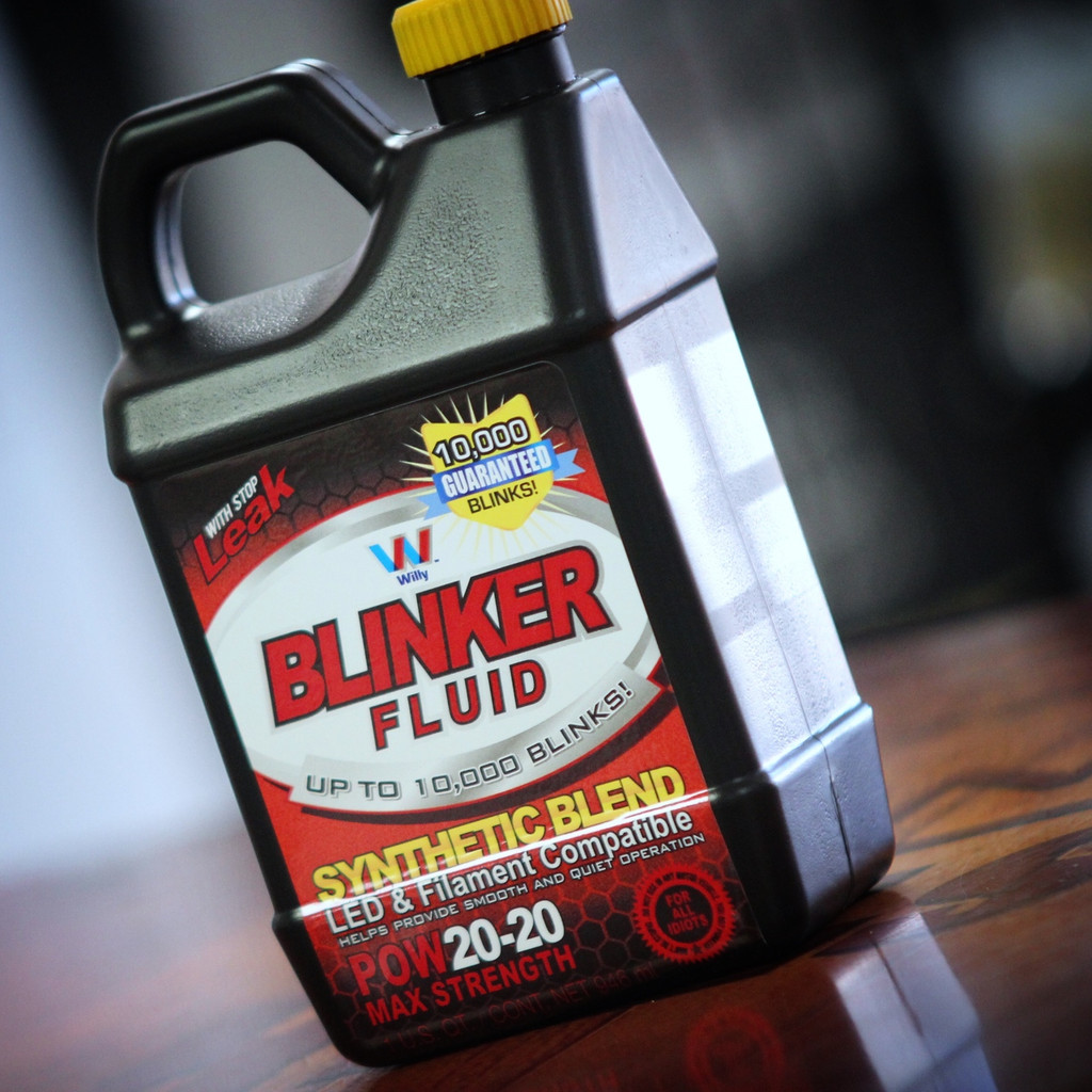 Blinker Fluid sticker