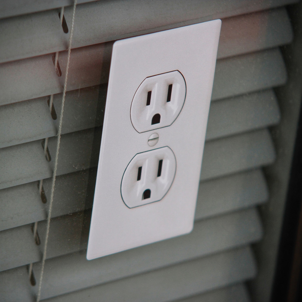 Electrical Outlet Funny Gag Prank - Sticker