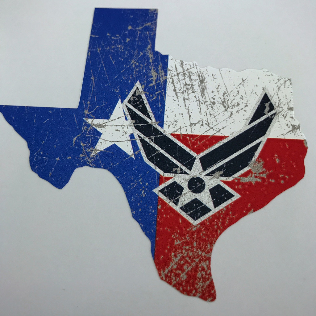 Texas USAF US Air Force - Sticker

