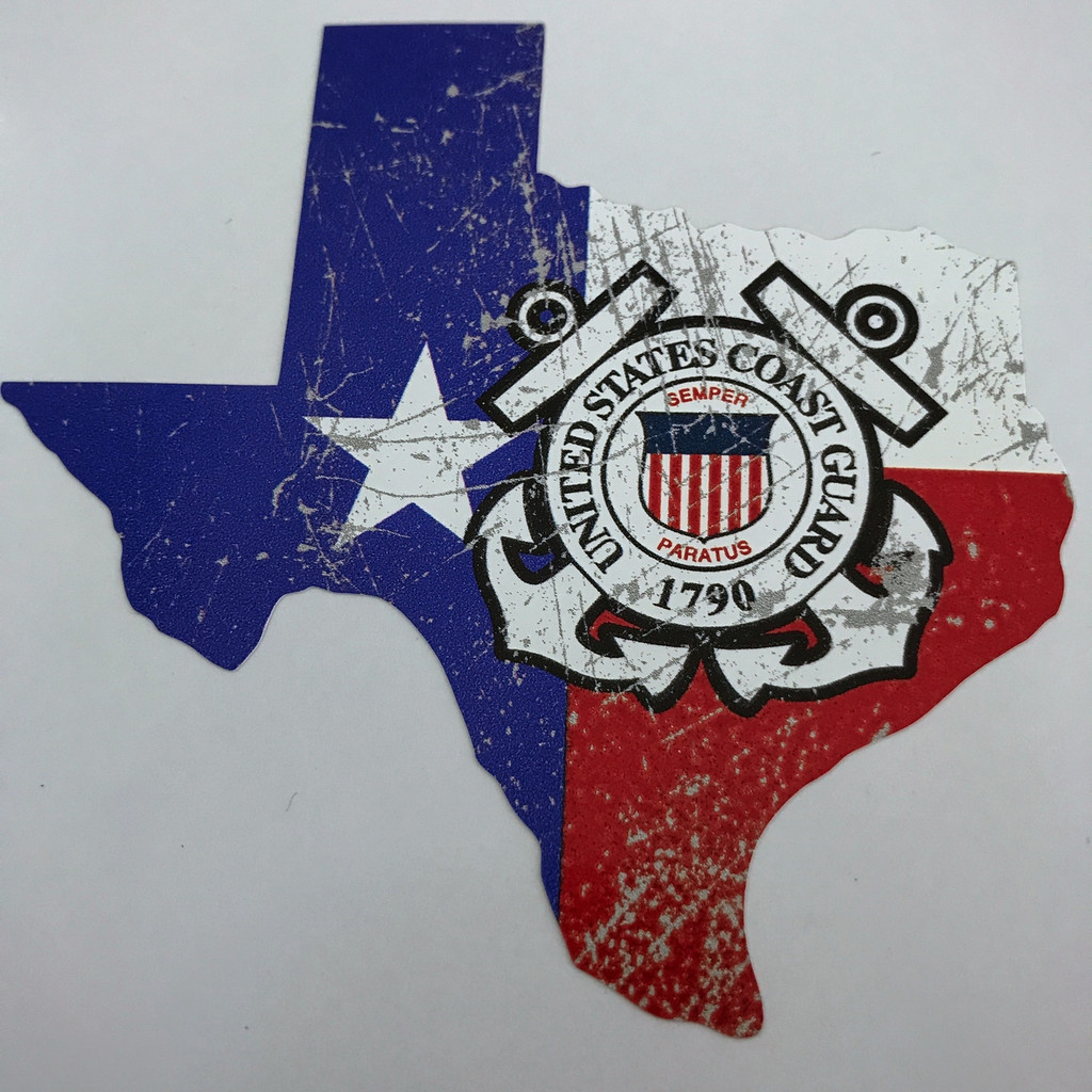 Texas US Coast Guard - Sticker
