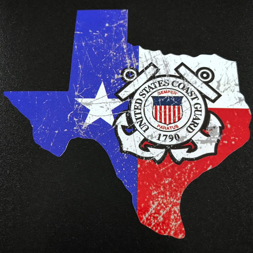 Texas US Coast Guard - Sticker
