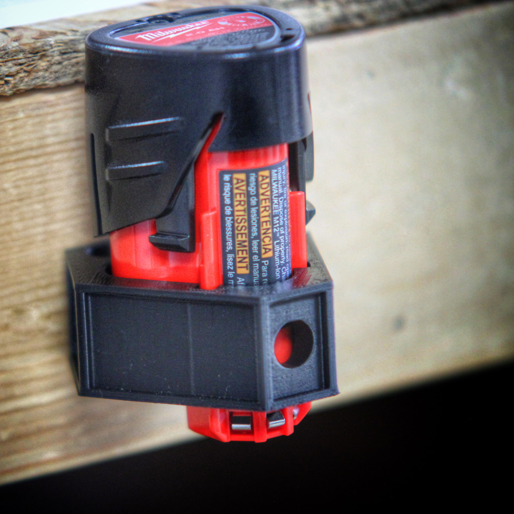 Bat Mounts BATTERY Mount Adapter Dock Holder for Milwaukee M12 12v