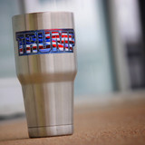 Trump American Flag (2 pack) - Stickers
