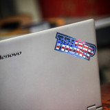 Trump American Flag (2 pack) - Stickers