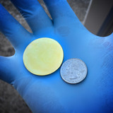 Blank Gold Plated Challenge Coin 40mm - Laser Engravable
