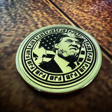 Lets Go Brandon Trump FJB 40mm Brass Coin - Laser Engraved
