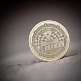 Lets Go Brandon Trump FJB 40mm Brass Coin - Laser Engraved
