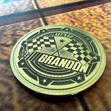 Lets Go Brandon Trump FJB 40mm Brass Coin - Laser Engraved
