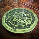Lets Go Brandon Trump FJB 40mm Brass Coin - Laser Engraved

