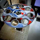 Rotary Coin Jig Holder for 40mm Coins - Laser Engravable
