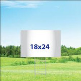 Make your own 18" x 24" SINGLE Sided Corrugated Plastic - Yard Sign