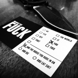 Fuck Business Cards