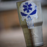 Paramedic Punisher Star of Life - Sticker