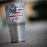 STAR OF LIFE RWB American Flag sticker