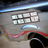 Does this truck make my neck look red?