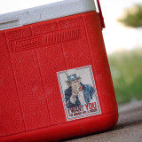 Uncle Sam Grab Me A Beer - Sticker