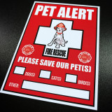 Pet Safety Alert - Sticker
