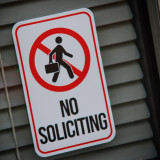 No Soliciting - Sticker