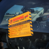 No Parking Fake sticker