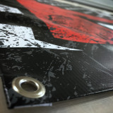 American Flag Firefighter Thin Red Line Axe - Banner