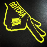 Gotcha Bitch You Looked Circle Punch Game Ballgazer - Sticker
