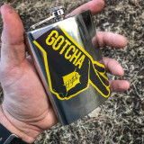 Gotcha Bitch You Looked Circle Punch Game Ballgazer - Sticker