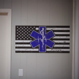Paramedic Flag - Wall Decal