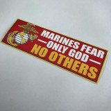Marines Fear Only God No Others - Sticker
