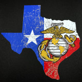 Texas USMC Marines - Sticker
