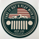 Jeep Life Take It Out & Play With It - Sticker
