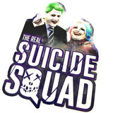 The Real Suicide Squad Bill and Hillary Clinton - Sticker
