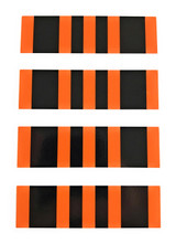 Agent Orange Ribbon (4 pack) - Stickers
