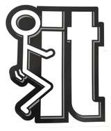Fuck It Stick Figure - Sticker

