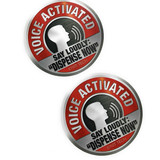 Voice Activated Say Loudly Dispense Now - Sticker
