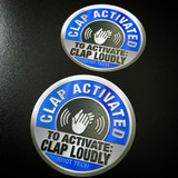 Clap Activated Clap Loudly (2 pack) - Sticker
