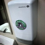 Motion Activated Wave Here (2 pack) - Sticker
